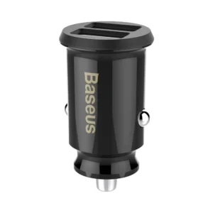 Baseus Grain Car Charger CCALL-ML01 mini charger 2x USB-A 3.1A - blackeng