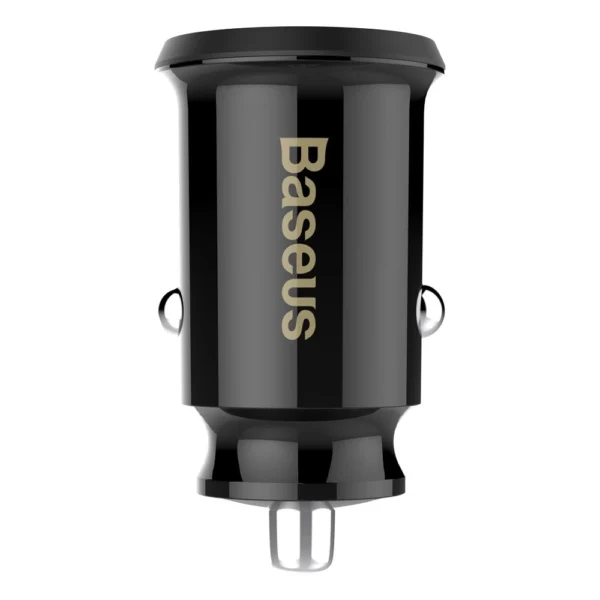 Baseus Grain Car Charger CCALL-ML01 mini charger 2x USB-A 3.1A - blackeng