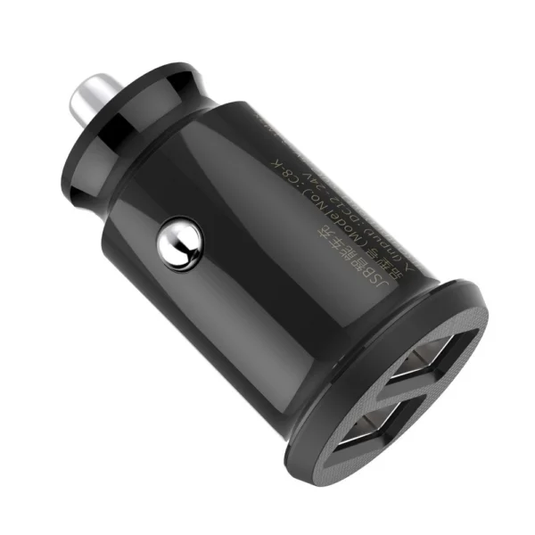 Baseus Grain Car Charger CCALL-ML01 mini charger 2x USB-A 3.1A - blackeng