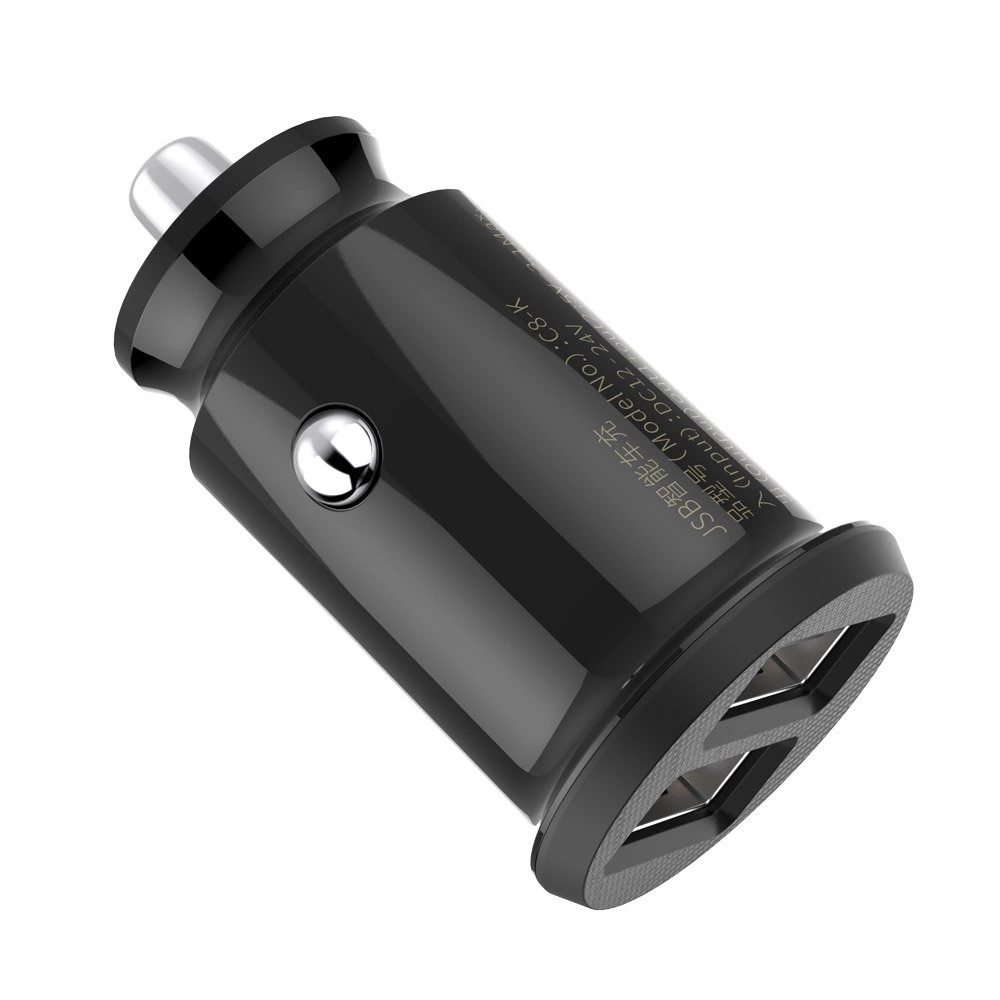 Baseus Grain Car Charger CCALL-ML01 mini charger 2x USB-A 3.1A - blackeng