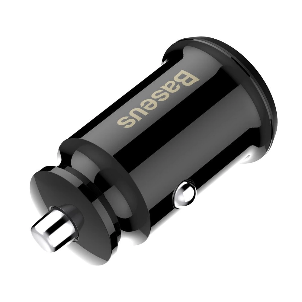 Baseus Grain Car Charger CCALL-ML01 mini charger 2x USB-A 3.1A - blackeng