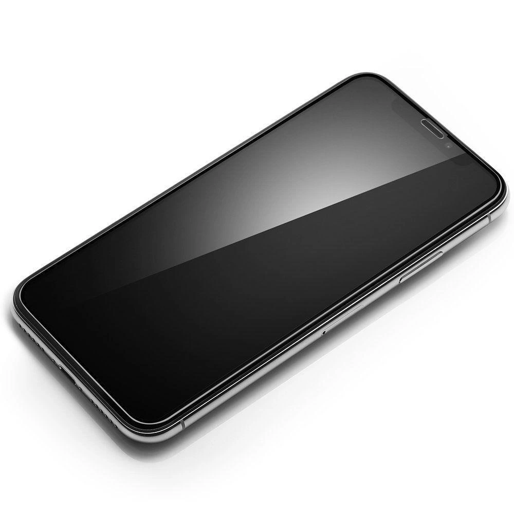 Spigen Glass FC Tempered Glass with Black Frame for iPhone X / XS / 11 Proeng
