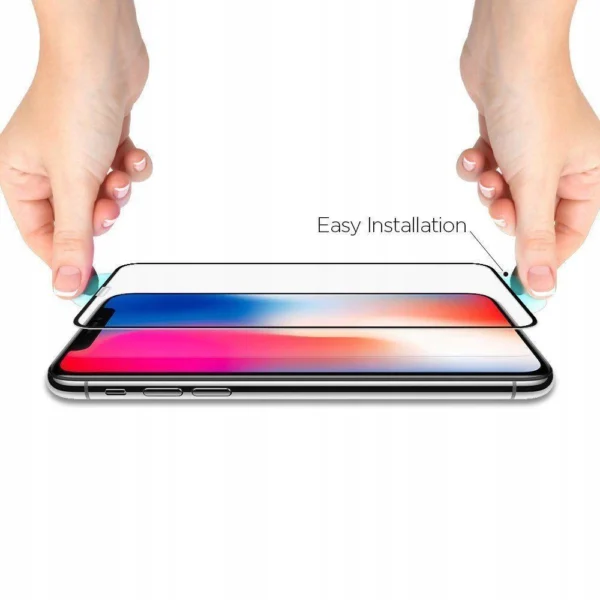 Spigen Glass FC Tempered Glass for iPhone 11 / XR - Blackeng