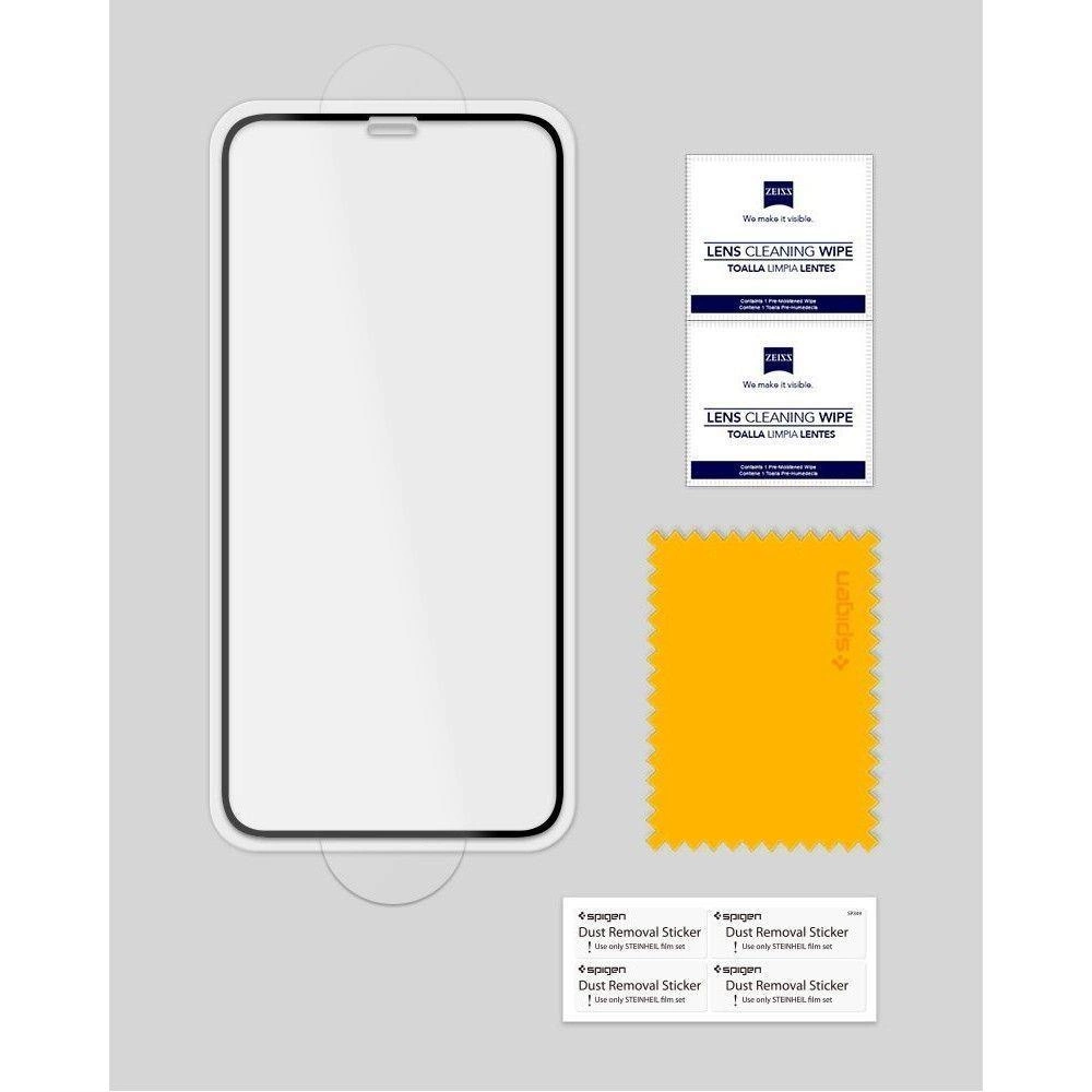 Spigen Glass FC Tempered Glass for iPhone 11 / XR - Blackeng