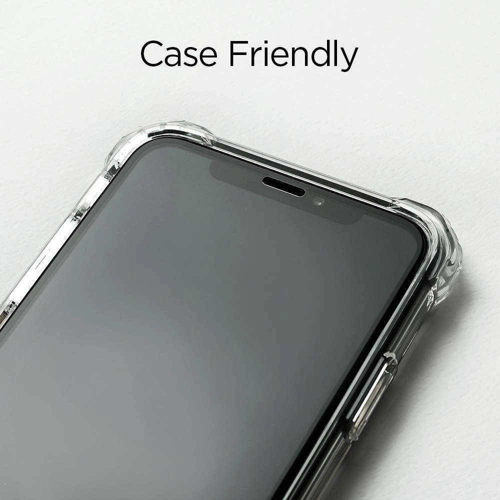 Spigen Glass FC Tempered Glass for iPhone 11 / XR - Blackeng