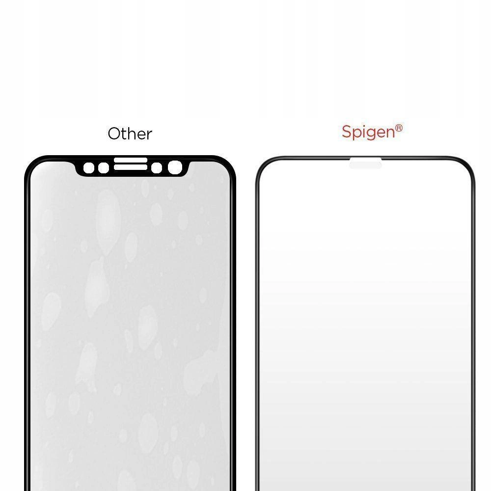 Spigen Glass FC Tempered Glass for iPhone 11 / XR - Blackeng