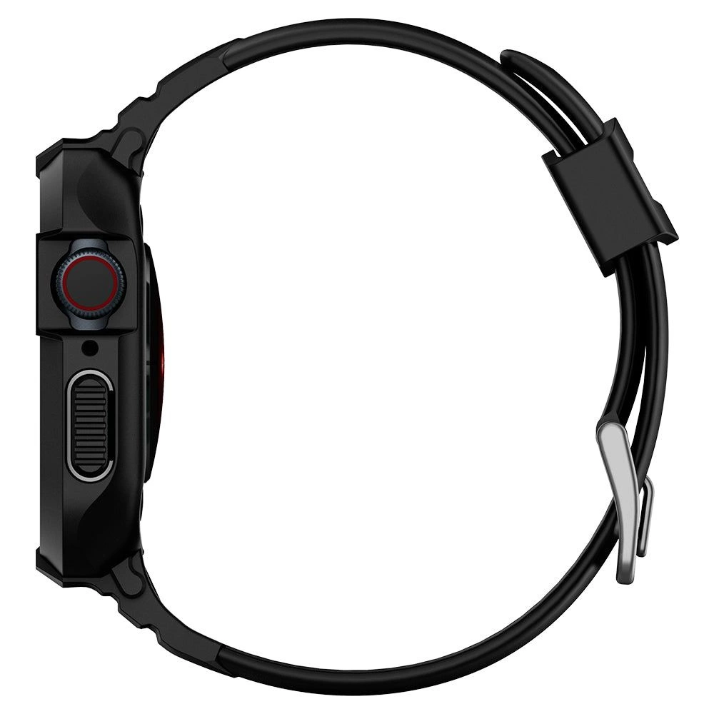 Spigen Rugged Armor Pro Case with Strap for Apple Watch 4 / 5 / 6 / 7 / 8 / SE (44/45 mm) - Blackeng