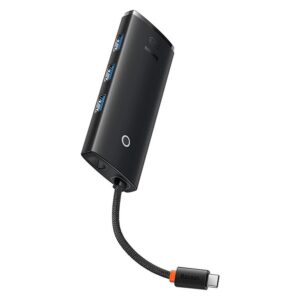 BASEUS adapter HUB 5in1 Typ C WKQX080201 0,15 m black