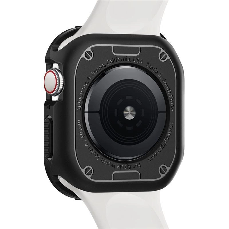 Spigen Rugged Armor Case for Apple Watch 4 / 5 / 6 / 7 / 8 / SE (44/45 mm) - Blackeng