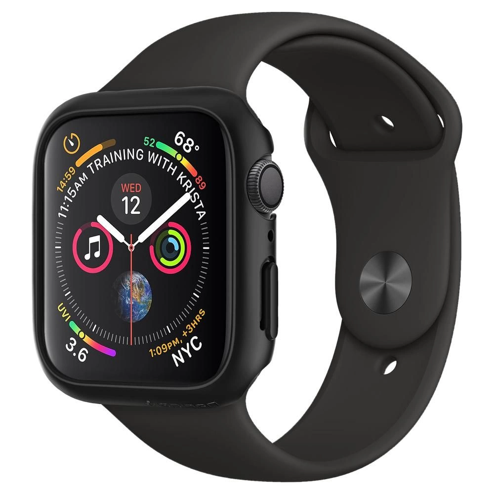 Spigen Thin Fit Case for Apple Watch 4/5/6/SE (44mm) - Blackeng