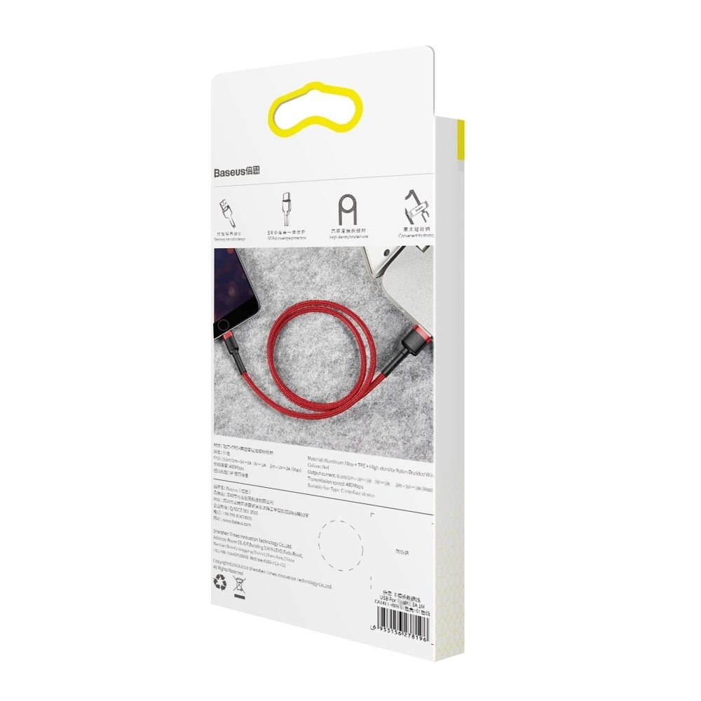 Baseus Cafule USB-A / Lightning 2.4A QC 3.0 cable 0.5 m - redeng