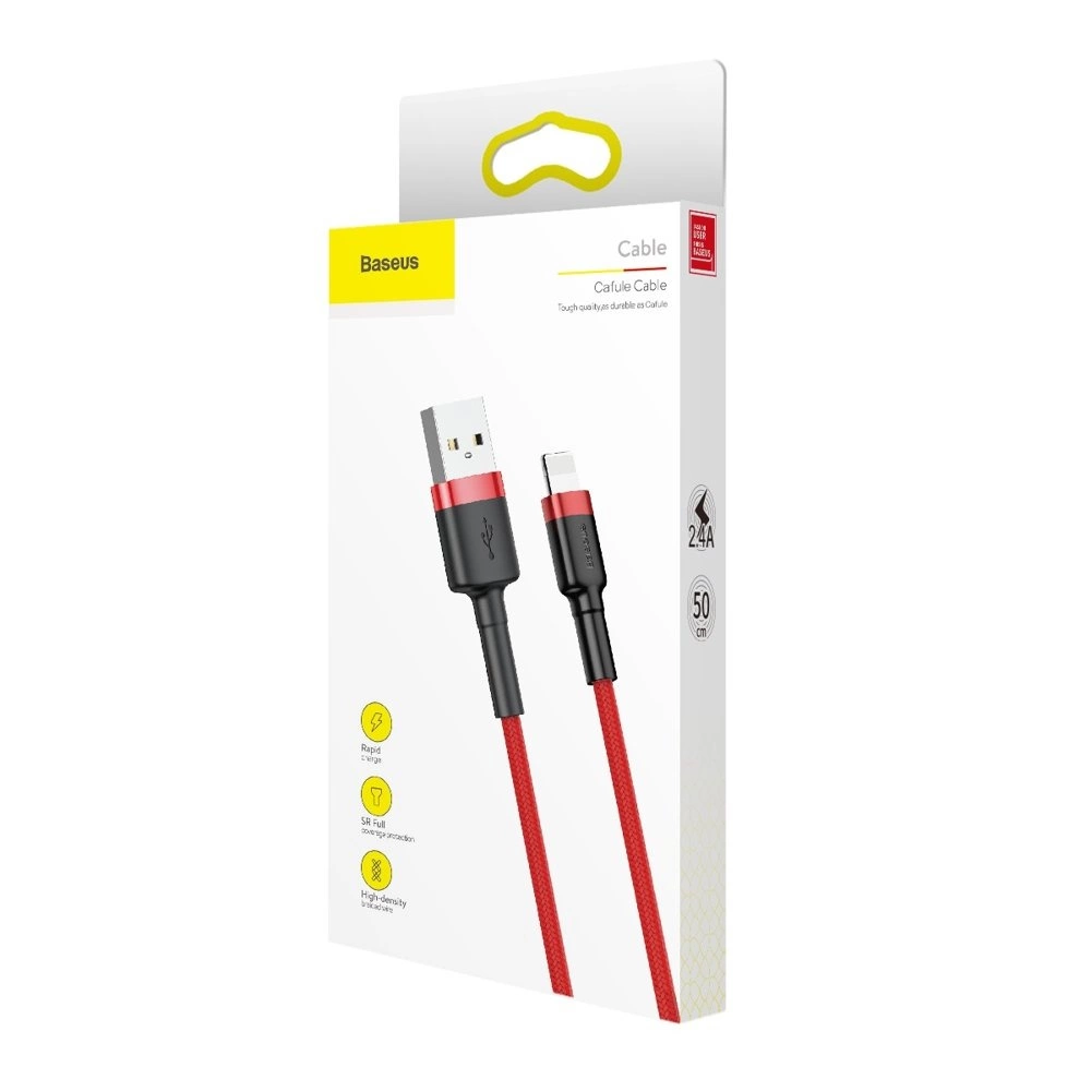 Baseus Cafule USB-A / Lightning 2.4A QC 3.0 cable 0.5 m - redeng
