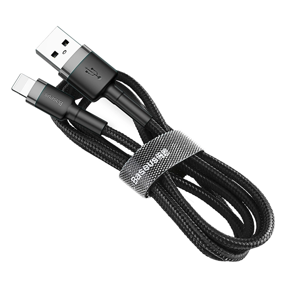 Baseus Cafule USB-A / Lightning 2.4A QC 3.0 cable 0.5 m - black-grayeng