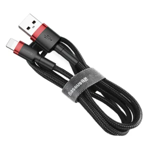 Baseus Cafule USB-A / Lightning 2.4A QC 3.0 cable 0.5 m - black and redeng