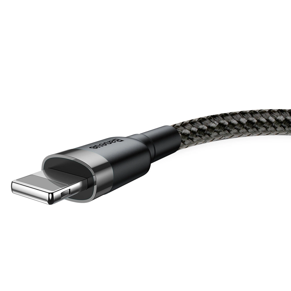 Baseus Cafule USB-A / Lightning 2.4A QC 3.0 cable 1 m - black-grayeng