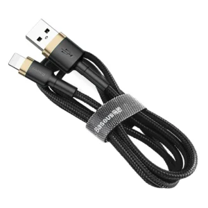 Baseus Cafule USB-A / Lightning 2.4A QC 3.0 cable 1 m - black and goldeng