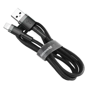 Baseus Cafule USB-A / Lightning 1.5A QC 3.0 cable 2 m - blackeng