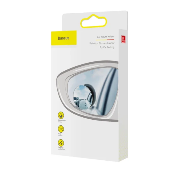 Baseus Full-view Blind-spot Mirror 2x additional car side mirror convex blind spot black (ACMDJ-01)eng