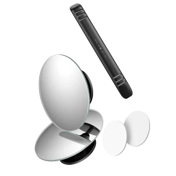 Baseus Full-view Blind-spot Mirror 2x additional car side mirror convex blind spot black (ACMDJ-01)eng