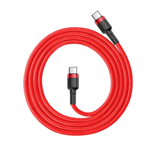 Baseus CATKLF-G09 USB-C - USB-C PD QC cable 60W 3A 480Mb/s 1m - redeng