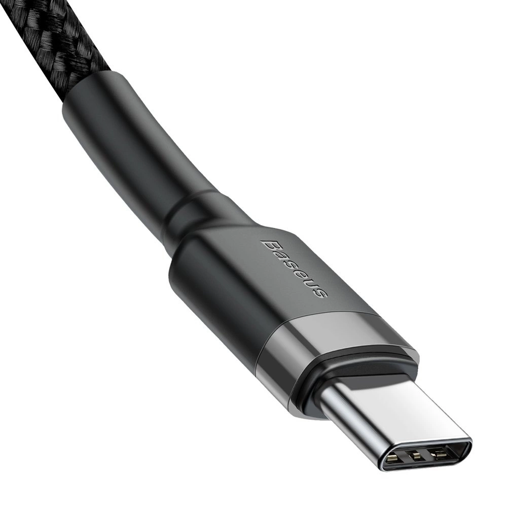 Baseus CATKLF-HG1 USB-C - USB-C PD QC cable 60W 3A 480Mb/s 2m - black and grayeng