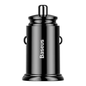 Baseus Circular smart car charger 2x USB QC3.0 Quick Charge 3.0 SCP AFC 30W black (CCALL-YD01)eng