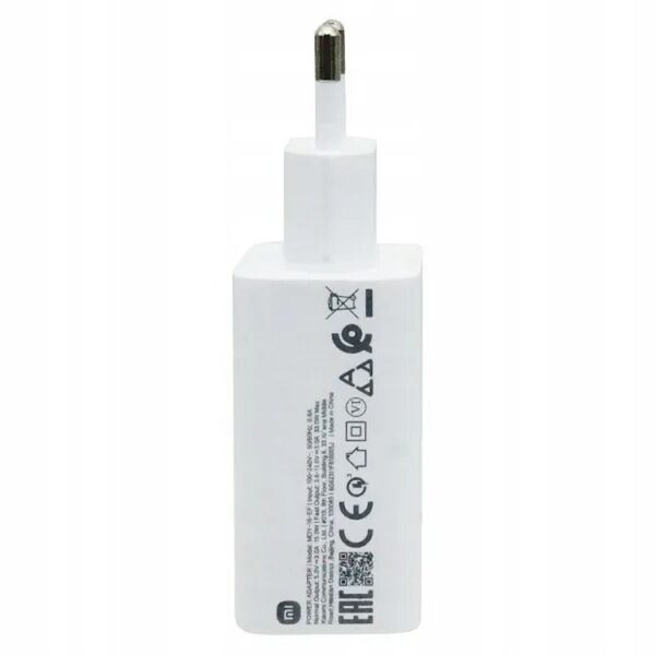 XIAOMI original charger USB A QC3.0 3A 33W MDY-16-EF white bulk