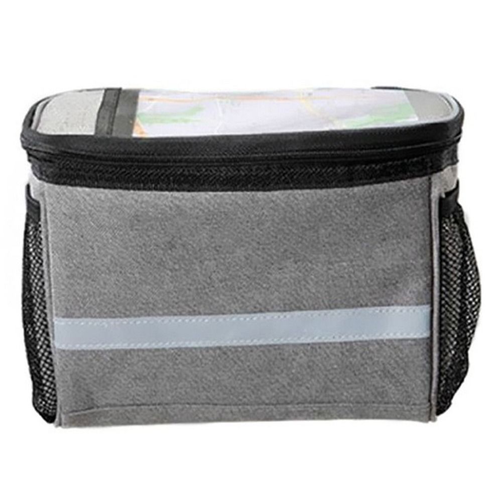 SAHOO bike bag on wheel with zip thermoactive 11002-sa gray