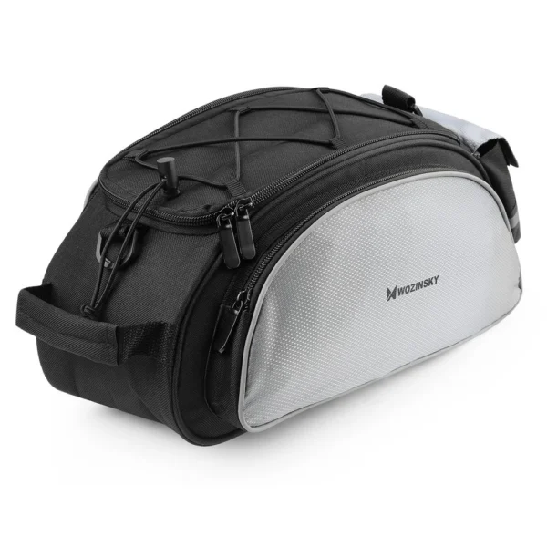 Wozinsky bike carrier bag with shoulder strap 13l black (WBB1BK)eng
