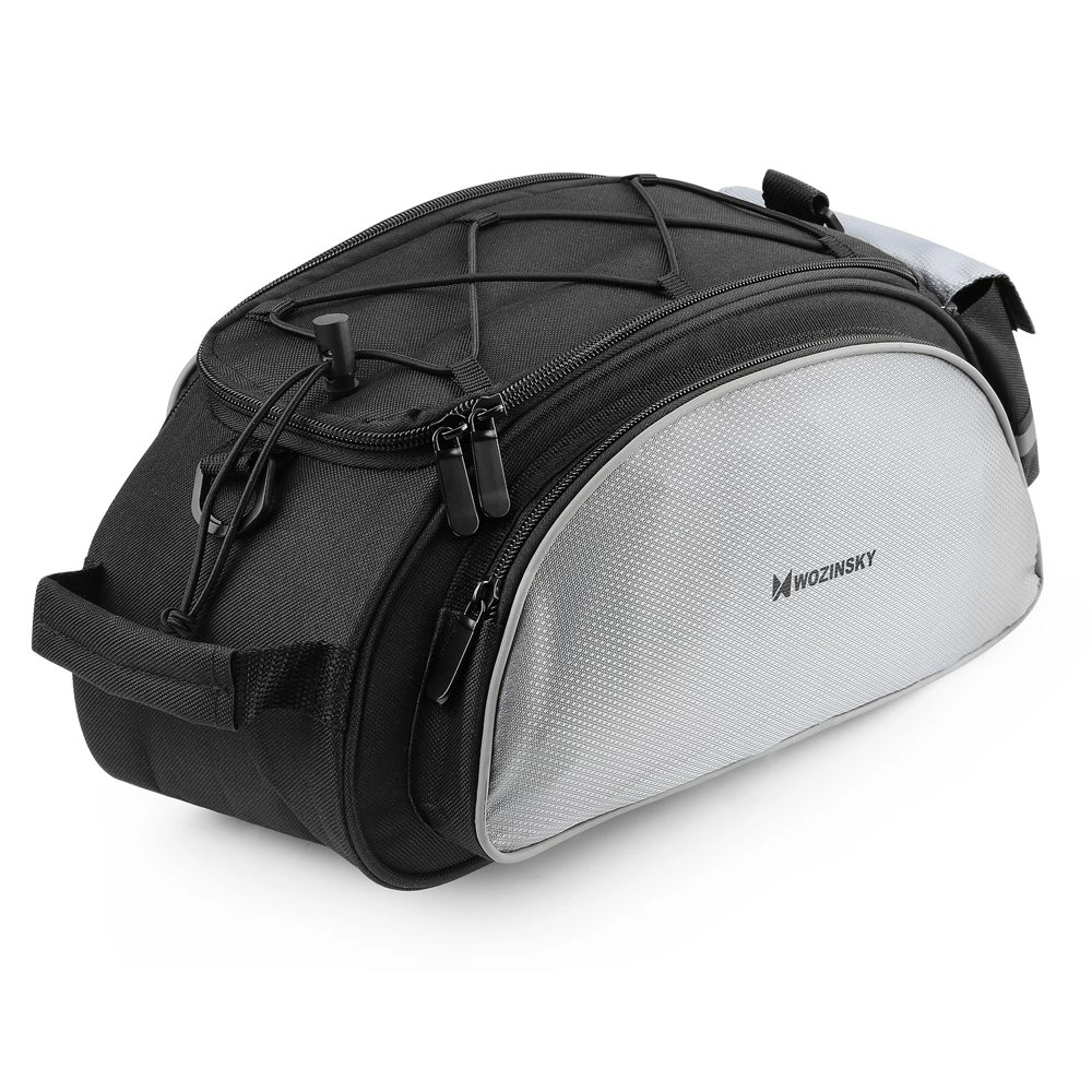 Wozinsky bike carrier bag with shoulder strap 13l black (WBB1BK)eng