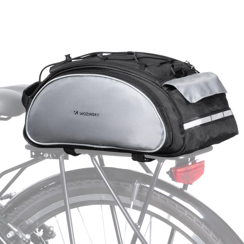 Wozinsky bike carrier bag with shoulder strap 13l black (WBB1BK)eng