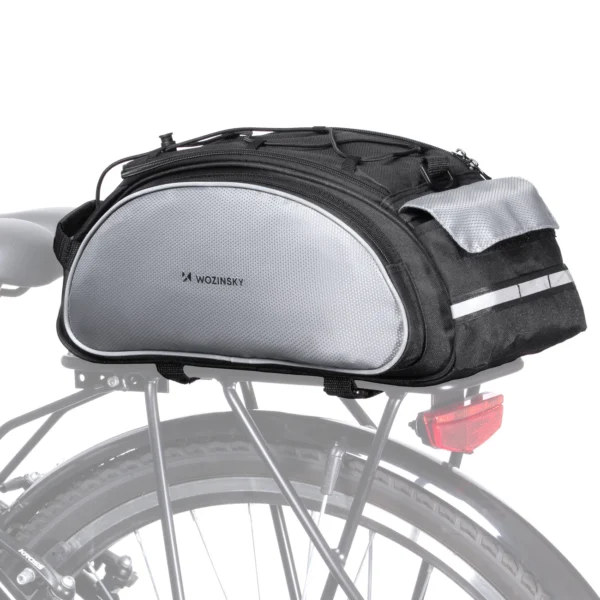 Wozinsky bike carrier bag with shoulder strap 13l black (WBB1BK)eng