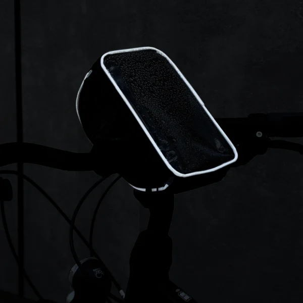 Wozinsky Bike Handlebar Bag Bike Phone Case for 6.5 inch 0.9l Black (WBB4BK)eng