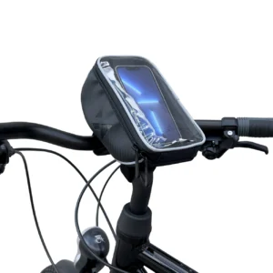 Wozinsky Bike Handlebar Bag Bike Phone Case for 6.5 inch 0.9l Black (WBB4BK)eng