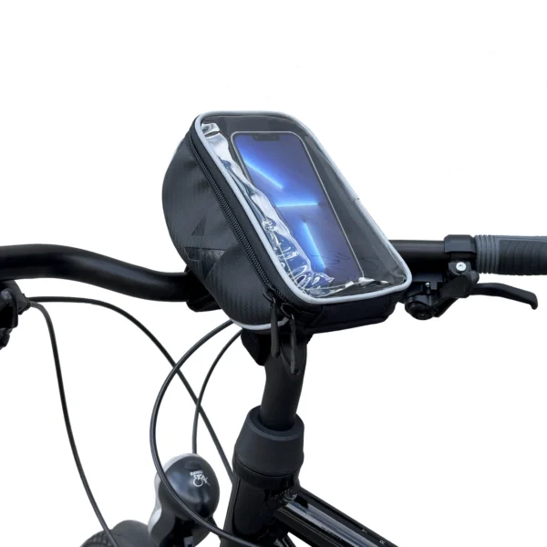 Wozinsky Bike Handlebar Bag Bike Phone Case for 6.5 inch 0.9l Black (WBB4BK)eng