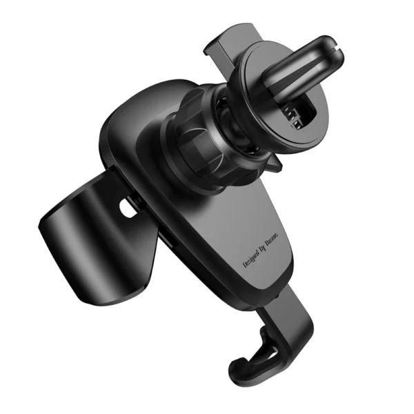 Baseus Gravity Car Mount gravity air vent car holder for 4-6" phone black (SUYL-01)eng