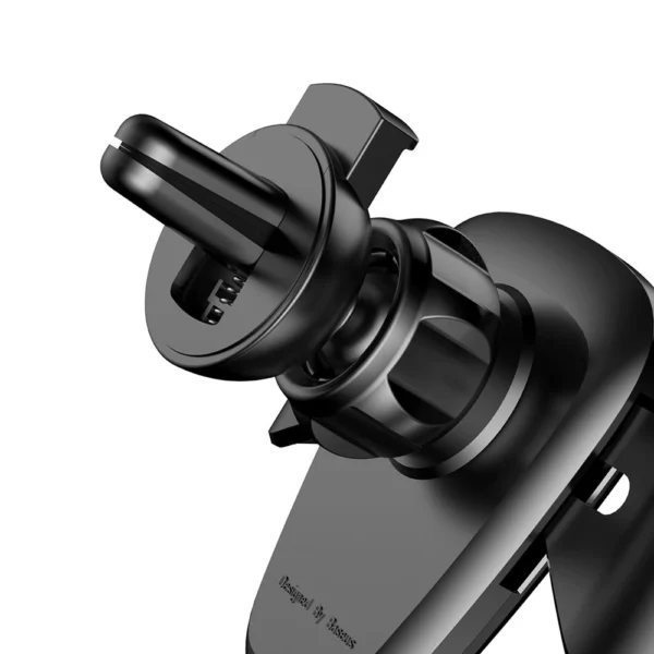 Baseus Gravity Car Mount gravity air vent car holder for 4-6" phone black (SUYL-01)eng