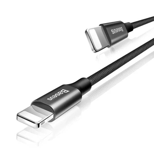 Baseus Yiven fabric braided cable USB / Lightning 1.2M black (CALYW-01)eng