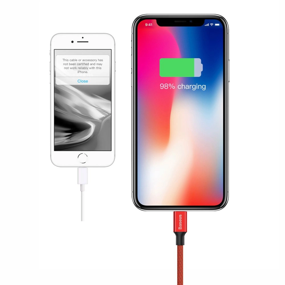 Baseus Yiven USB / Lightning Cable with Material Braid 1,8M red (CALYW-A09)eng