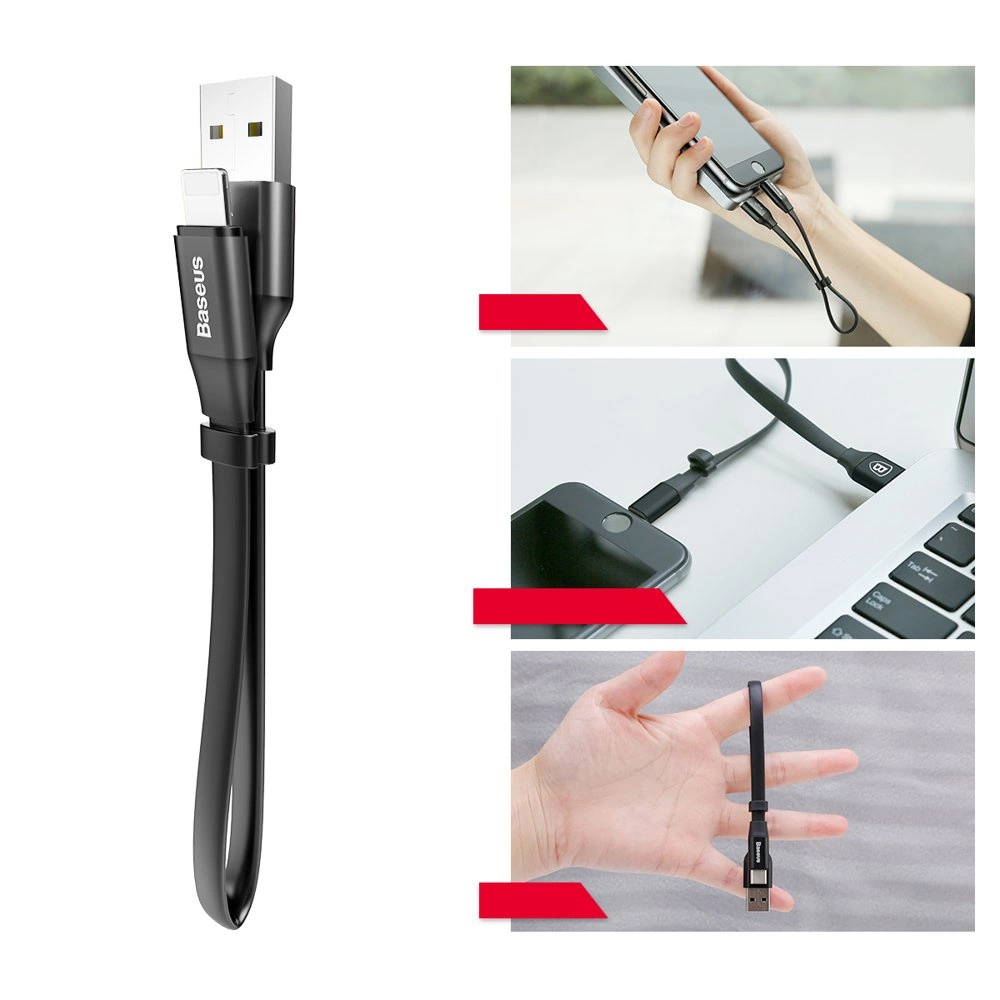 Baseus Nimble USB-A / Lightning 2A cable 0.23 m - blackeng