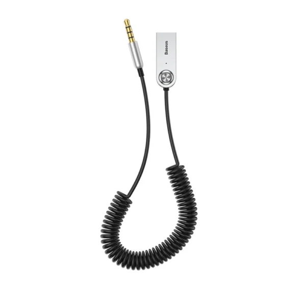 Baseus BA01 Bluetooth 5.0 audio receiver cable AUX jack audio adapter black (CABA01-01)eng