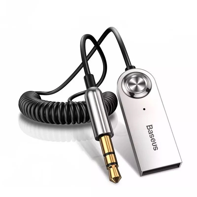 Baseus BA01 Bluetooth 5.0 audio receiver cable AUX jack audio adapter black (CABA01-01)eng