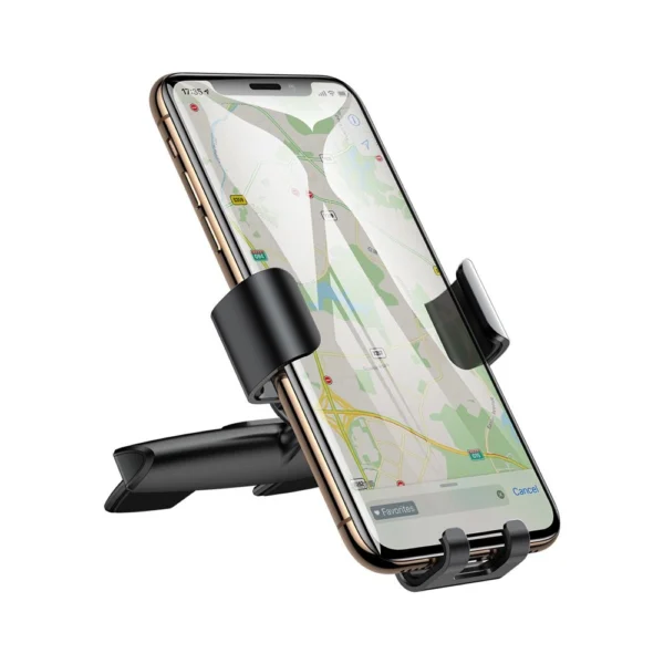 Baseus Metal Age Gravity Car Mount Metal Gravity Car Mount for CD Slot Black (SUYL-J01)eng