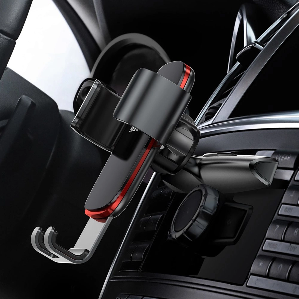 Baseus Metal Age Gravity Car Mount Metal Gravity Car Mount for CD Slot Black (SUYL-J01)eng