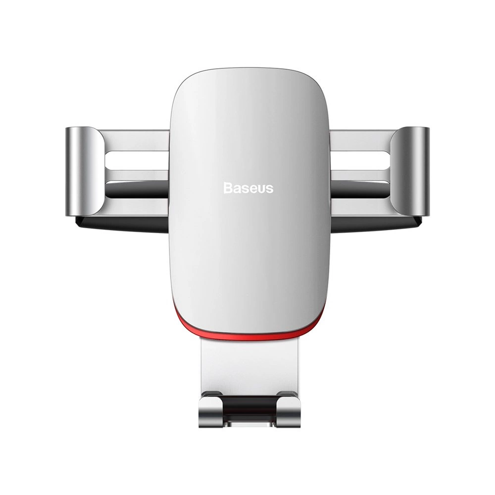 Baseus Metal Age Gravity Car Mount metal car gravity holder for CD slot silver (SUYL-J0S)eng