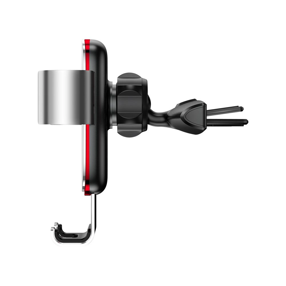 Baseus Metal Age Gravity Car Mount metal car gravity holder for CD slot silver (SUYL-J0S)eng