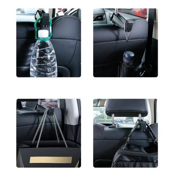 Baseus backseat vehicle holder car hanger phone holder 4.0''-6.5'' for the headrest black (SUHZ-A01)eng