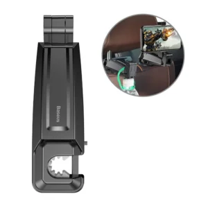 Baseus backseat vehicle holder car hanger phone holder 4.0''-6.5'' for the headrest black (SUHZ-A01)eng