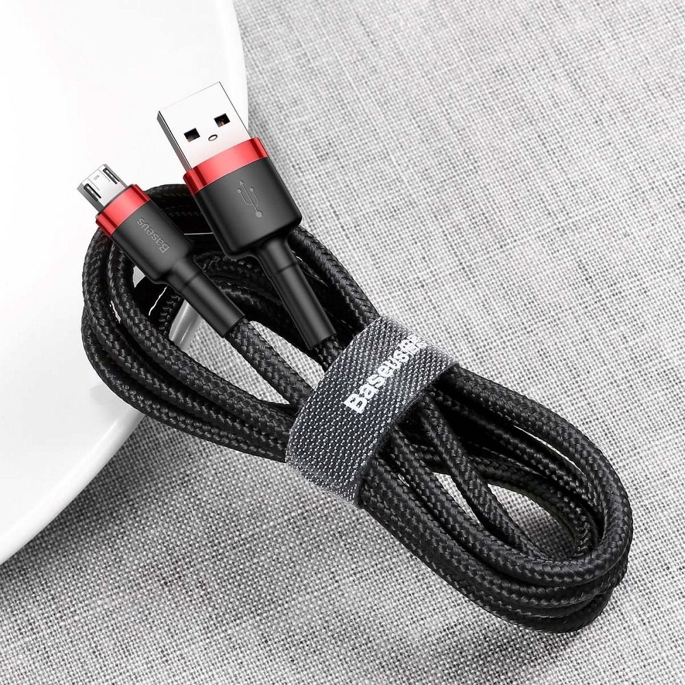 BASEUS cable USB Cafule to Micro 1,5A CAMKLF-C91 2m Red-Black