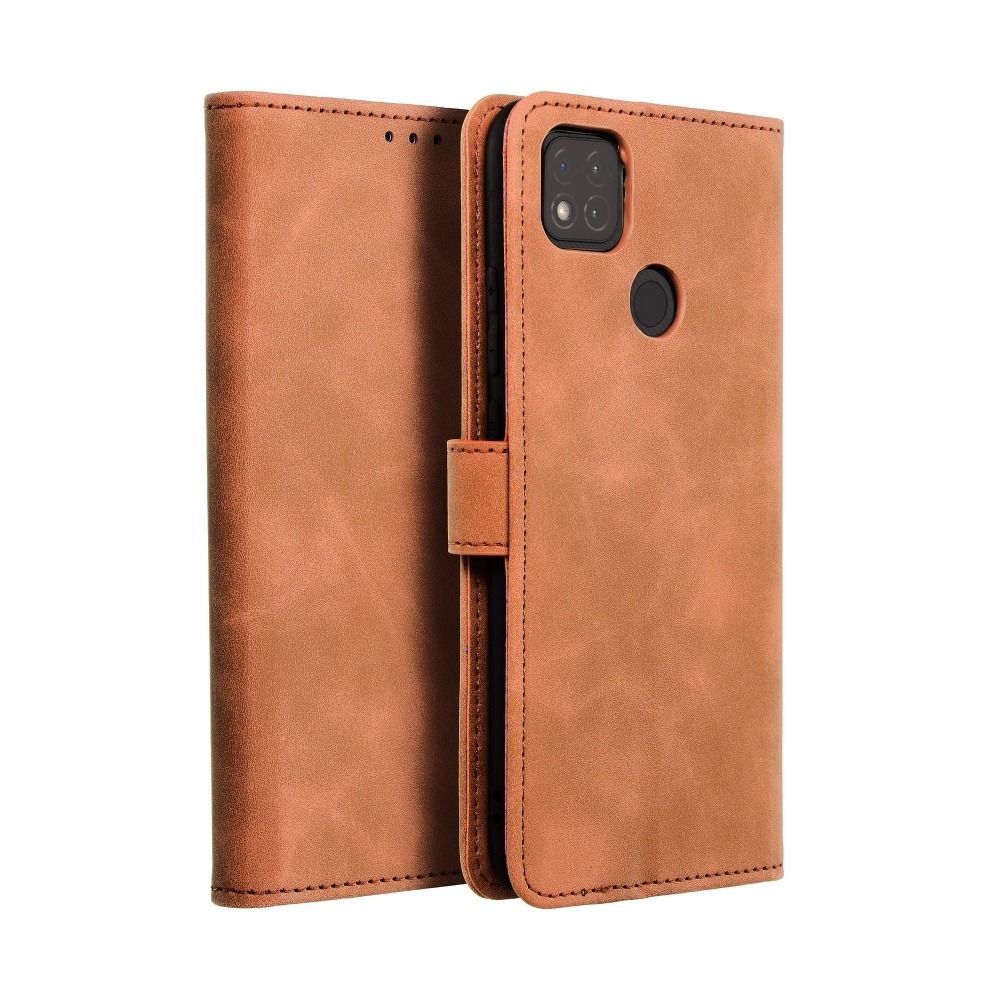 TENDER Book Case for XIAOMI Redmi 9C / 9C NFC brown
